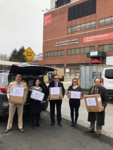 Supplies Donation to NY Presbyterian – Queens Hospital