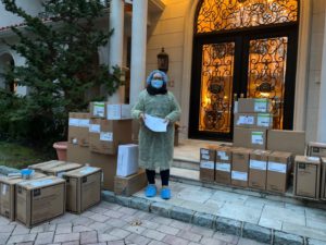Supplies Donation to NY Presbyterian – Queens Hospital2