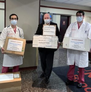 Supplies Donation to NYP Brooklyn Methodist Hospital2