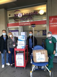 Supplies Donation to NYU Langone Brooklyn