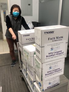 Supplies Donation to NYU Langone Brooklyn2