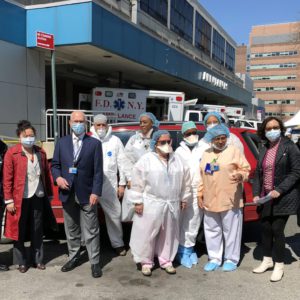 Supplies Donation to SUNY Downstate Brooklyn Hospital