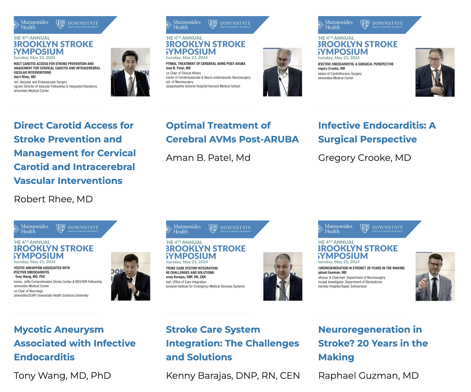 Latest News - Brooklyn Stroke Symposium