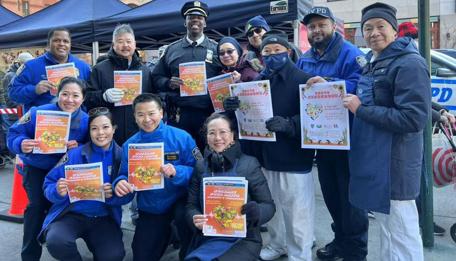 CAIPA Latest News: nypd caipa foundation deliver 500 meals in chinatown