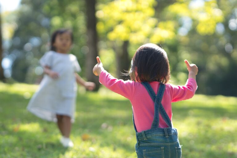 baby kids showing thumb up