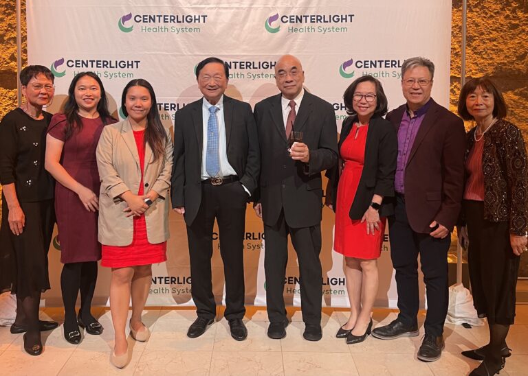 Dr. George Liu being Honored at CenterLight “Be the Light” Gala